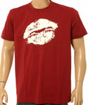 Red Lips Cotton T-Shirt - Orange Label