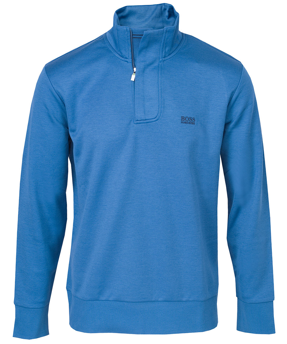 Hugo Boss Sweat Zip Neck Sweater Medium Blue