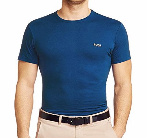 Hugo Boss T-shirt with a round neckline by BOSS Green 50245195 (XXXL, Blue)