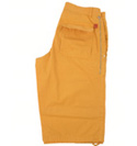 Yellow Long Length Cotton Shorts - Orange Label