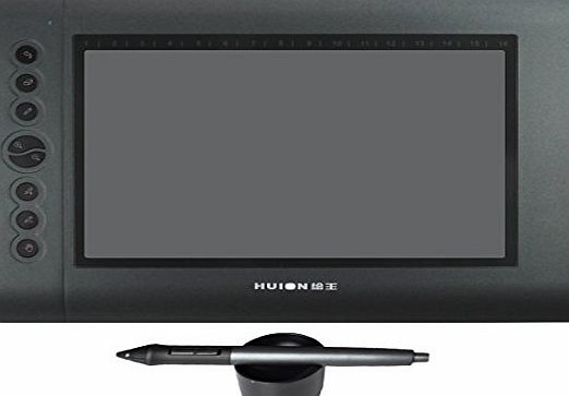 Huion Drawing Graphics Tablet 10``x6`` USB Digital Writing Design Tablet Board with Hot Express Keys for Windows amp; Mac - H610 Black