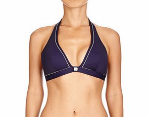 Huit Retro Riviera violet bikini top