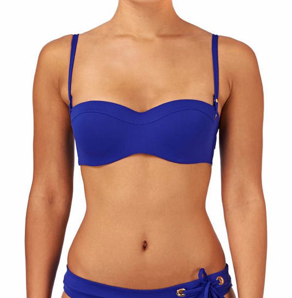Huit Womens Huit Dressy Foam Triangle Bikini Top -