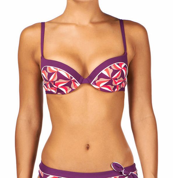 Huit Womens Huit Pulp Magic Air Bikini Top - Grape