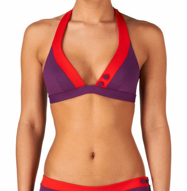Huit Womens Huit Smarty Foam Triangle Bikini Top -