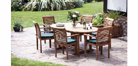 Humber Imports ``Paris`` 13 Piece Grade ``A`` 6 Foot Teak Set New 2015 Model By Humber Imports