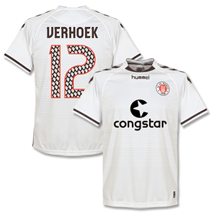 Hummel St Pauli Verhoek No.12 Away Shirt 2014 2015 (Fan