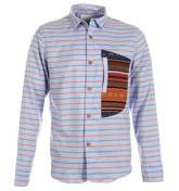 Coma Blue Stripe Shirt