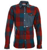 Dummy Denim Check Shirt