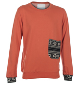Humor Nimu Mecca Orange Sweatshirt
