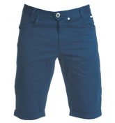 Slim Marine Blue Shorts