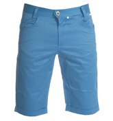 Slim Skunki Blue Shorts