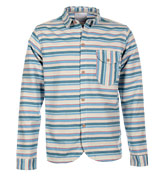 Tika Light Gray Stripe Shirt