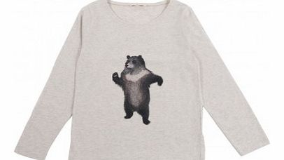 Bear T-Shirt Ecru `2 years,4 years,6 years,8