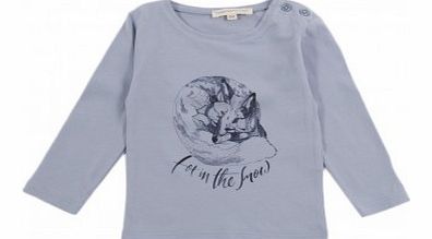 Fox baby T-Shirt Blue `3 months,6 months,12