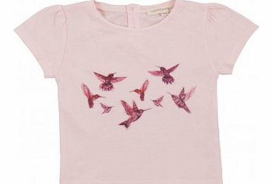 Pleated Beija Flor T-Shirt Pale pink `3