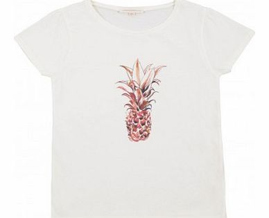 Pleated Pineapple T-shirt Off white `2 years,6
