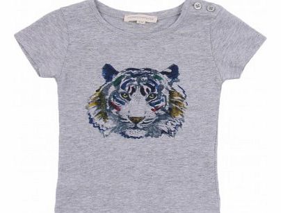 Hundred Pieces Tiger T-Shirt Heather grey `6 months,18 months