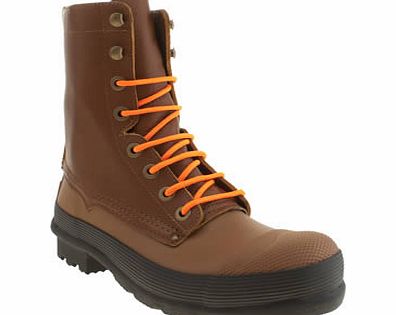 Hunter Tan Lace Up Boots