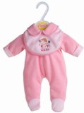 Hunter Toys Ltd Pink `Yummy` Babygro Outfit - Petite Dolls 12/14