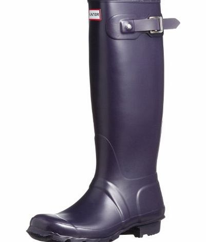Hunter Unisex-Adult Original Tall Wellington Boots, Aubergine, 4 UK