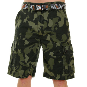 Hurley Brigade Cargo shorts - Green Camo