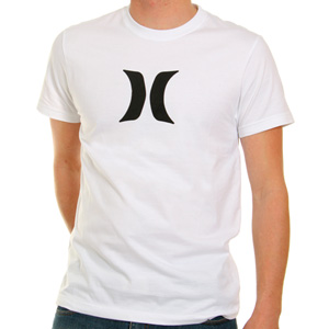 Icon White Tee shirt - White/Black