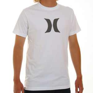 Icon White Tee shirt - White/Cinder