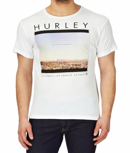Mens Hurley City Of Angels T-shirt - White