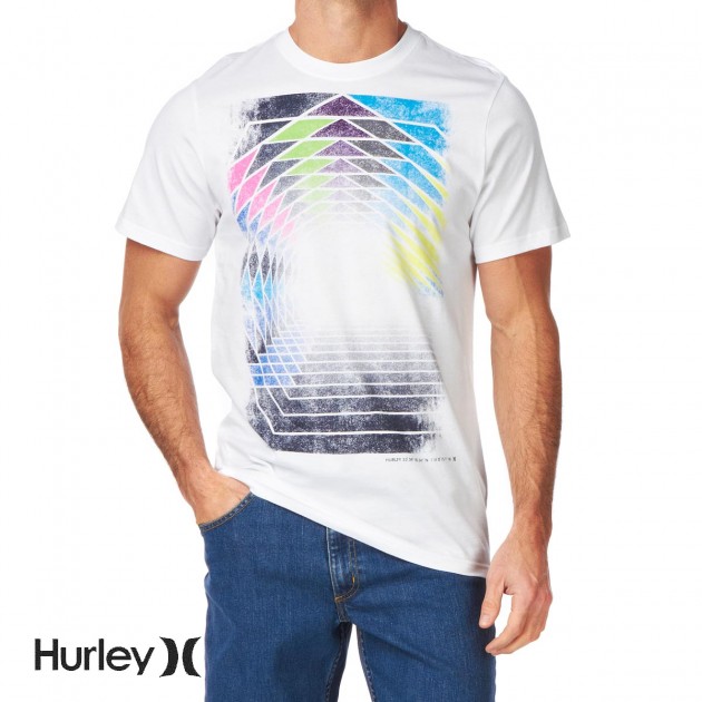Mens Hurley Hexxing T-Shirt - White