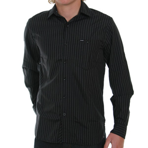 Striper LS Shirt - Black