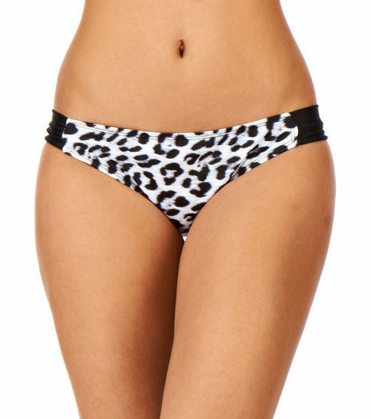 Hurley Womens Hurley Leopard Aussie Tab Side Bikini