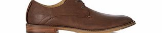 Damon Hamlin dark brown leather shoes