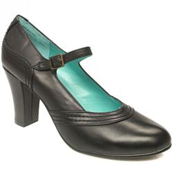 Hush Puppies Female Flaunt Leather Upper Evening in Black