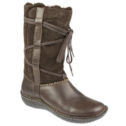 Female HP10SWEETGUMM Leather Upper Textile Lining Casual Boots in Brown Multi Leather