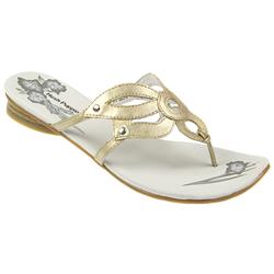 Hush Puppies Female Hp7nikki Leather Upper Leather Lining Comfort Summer in Gold, Silver