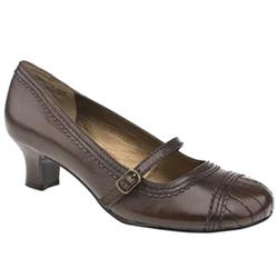 Hush Puppies Female Pastry Leather Upper in Dark Brown