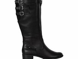 Hush Puppies Leslie Chamber black leather boots