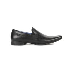 Male Flynn Leather Upper Leather Lining Comfort Large Sizes in Black