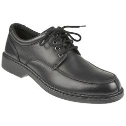 Male HP10ASHM Leather Upper Textile Lining in Black Leather