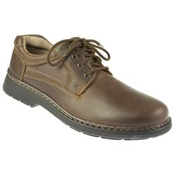 Male HP10FOSSILM Leather Upper Leather Lining in Brown Nubuck
