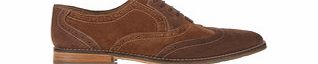 Hush Puppies Style Brogue brown suede shoes