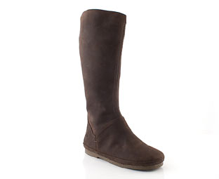 Hush Puppies Suede High Leg Boot