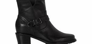 Hush Puppies Summer Cordell black leather boots