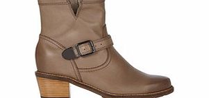 Hush Puppies Summer Cordell taupe leather boots