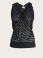 HUSSEIN CHALAYAN TOPS BLACK 38 IT HC-T-HDQ700A