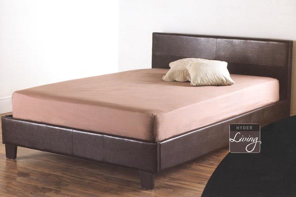 Beijing Faux Leather Bed Frame Double 135cm