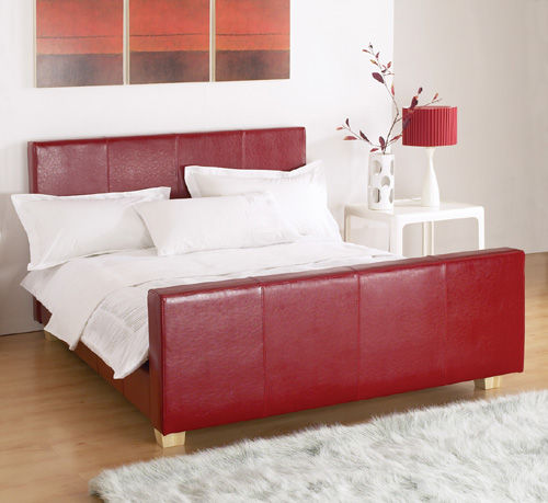 Hyder International Beds Hyder Vienna 4ft 6 Double Leather Bed