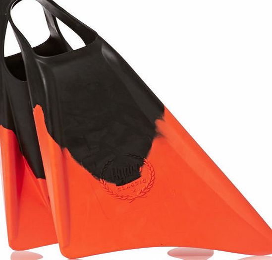 Hydro Classic Bodyboard Fins - Black/ Orange