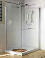 Walk In Shower Enclosure with Stone Tray